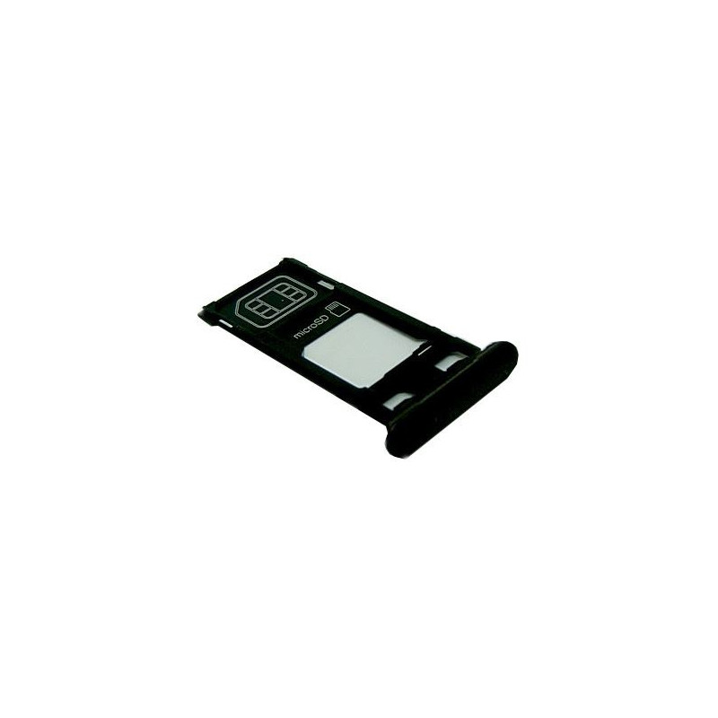 Szufladka / tacka / uchwyt Karty SIM + SD do telefonu Sony Xperia X F5121 czarna oryginał