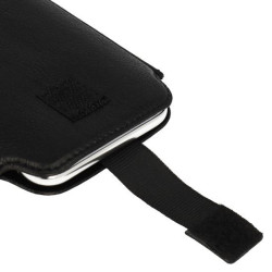 Etui kieszonka DEKO VENNUS 16 wsuwka na telefon czarny pokrowiec do paska na smycz