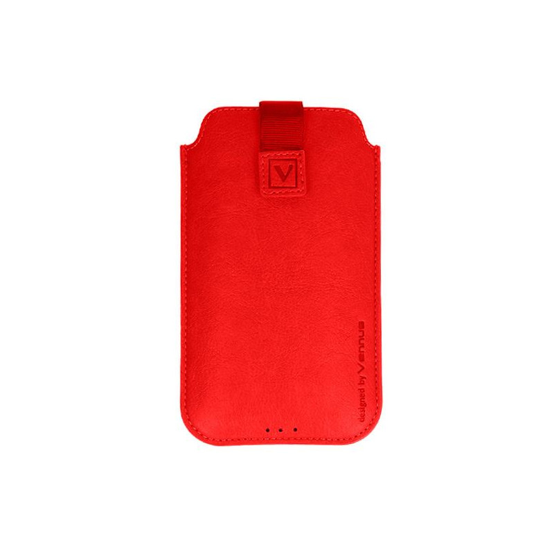 Etui kieszonka DEKO VENNUS 16 wsuwka na telefon czerwony pokrowiec do paska na smycz