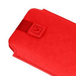 Etui kieszonka DEKO VENNUS 16 wsuwka na telefon czerwony pokrowiec do paska na smycz