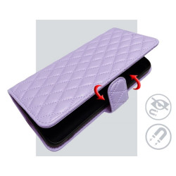 Etui Smart SOFT na telefon TCL 40 NXTPAPER 4G T612B fioletowe