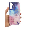 Etui Gold Glam na telefon Samsung Galaxy A15 4G A155 / 5G A156 galactic