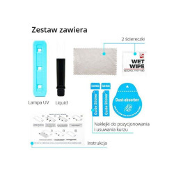 9H SZKŁO hartowane na telefon Honor 30 PRO UV + lampa