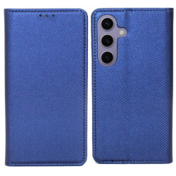 Etui Smart Magnet na telefon Samsung Galaxy S24+ 5G S926 granatowe