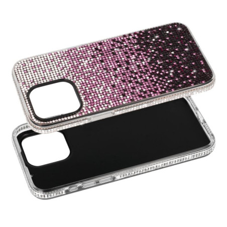 Etui Diamond Case HQ na telefon Samsung Galaxy S24 Ultra 5G S928 bordowe