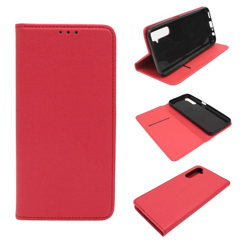 Etui Smart Magnet na telefon Realme 6 / 6S czerwone