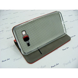 Etui Smart Magnet na telefon Samsung Galaxy J3 2016 J320 czerwone