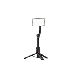 Uchwyt SELFIE STICK TRIPOD bluetooth z MagSafe L20 na telefon smartfon kamerę sportową długość 64cm czarny