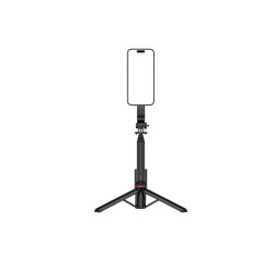 Uchwyt SELFIE STICK TRIPOD bluetooth z MagSafe L20 na telefon smartfon kamerę sportową długość 64cm czarny