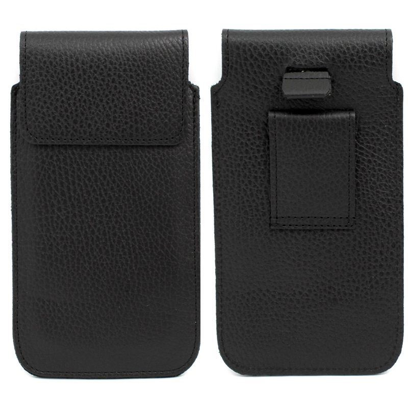 Etui Kabura skórzana pionowa III na telefon OPPO Reno 8T 4G CPH2481 czarny groszek