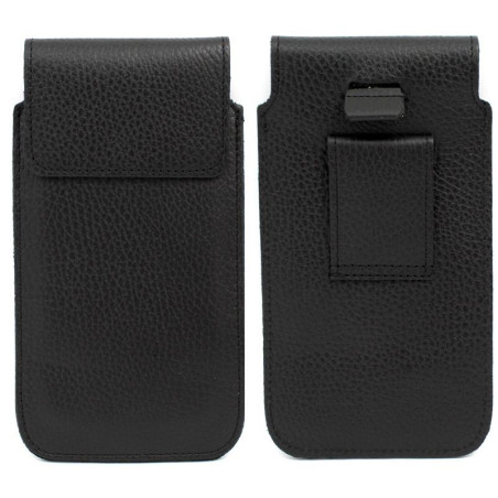 Etui Kabura skórzana pionowa III na telefon OPPO Reno 8T 4G CPH2481 czarny groszek