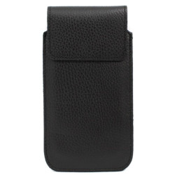 Etui Kabura skórzana pionowa III na telefon OPPO Reno 8T 4G CPH2481 czarny groszek