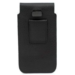 Etui Kabura skórzana pionowa III na telefon OPPO Reno 8T 4G CPH2481 czarny groszek