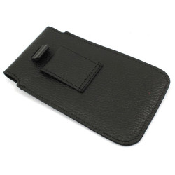 Etui Kabura skórzana pionowa III na telefon OPPO Reno 8T 4G CPH2481 czarny groszek