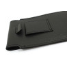 Etui Kabura skórzana pionowa III na telefon OPPO Reno 8T 4G CPH2481 czarny groszek