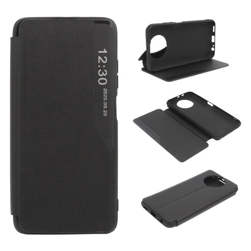 Etui Flip Leather VIEW na telefon Xiaomi Redmi Note 9T 5G / 9 5G czarne