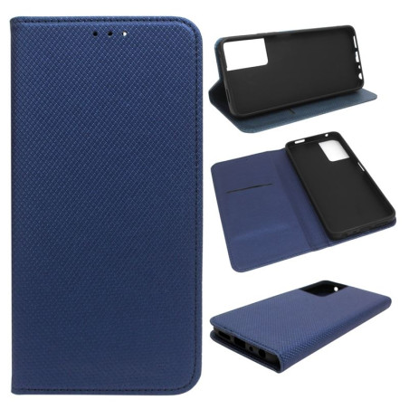 Etui Smart Magnet na telefon TCL 40SE T610K2 6156 6156A 6156A1 granatowe