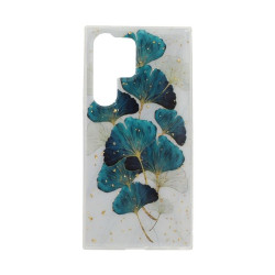 Etui Gold Glam na telefon Samsung Galaxy S24 Ultra 5G S928 listki