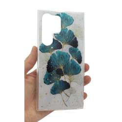 Etui Gold Glam na telefon Samsung Galaxy S24 Ultra 5G S928 listki