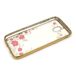 Etui BUMPER GLOSSY DIAMOND na telefon Samsung Galaxy J5 2017 J530 złote