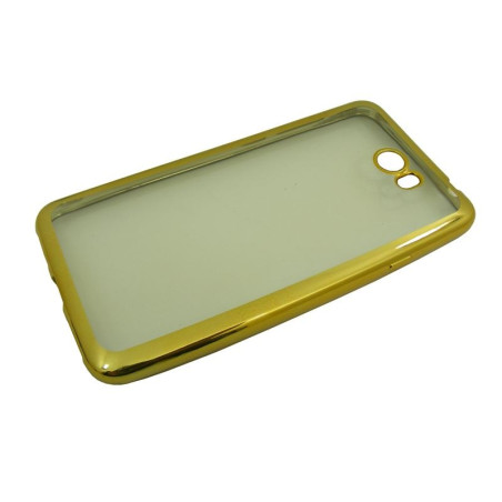 Etui BUMPER GLOSSY TPU na telefon Huawei Y5II CUN-L21 / Y6 II Compact złote
