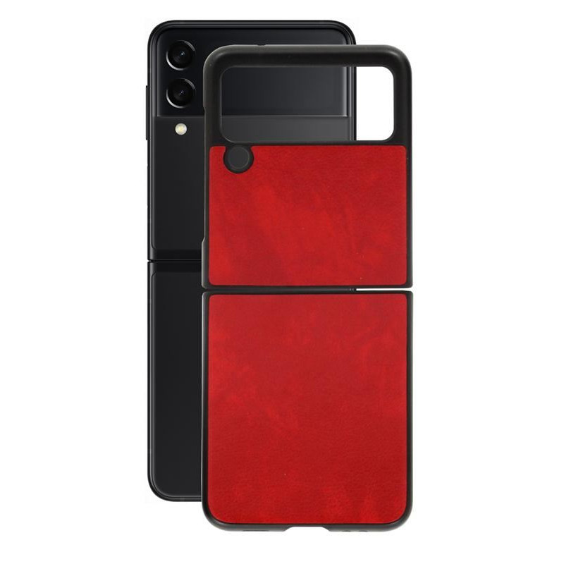 Etui Smart Leather na telefon Samsung Galaxy Z Flip 3 5G F711 / 4 5G F721 czerwone