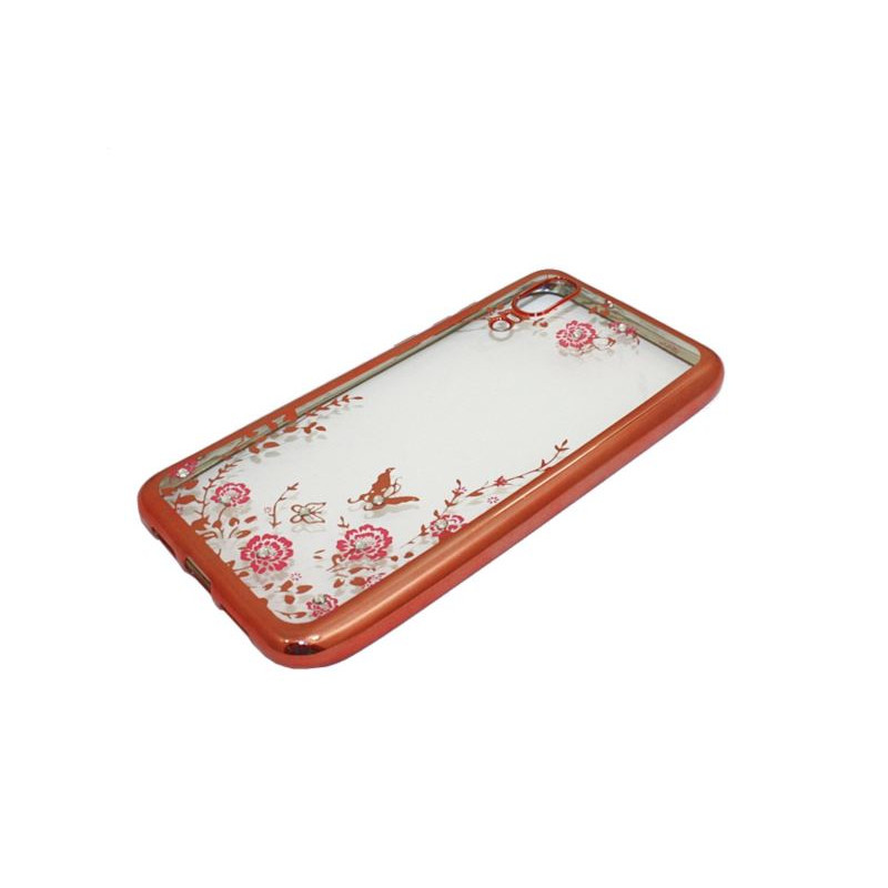 Etui BUMPER GLOSSY DIAMOND na telefon Huawei P20 EML-L29 różowe