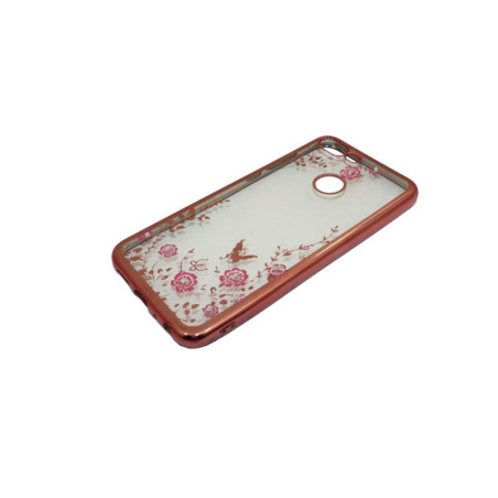 Etui BUMPER GLOSSY DIAMOND na telefon Honor 9 Lite jasnoróżowe