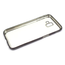 Etui BUMPER GLOSSY TPU na telefon Samsung Galaxy J6+ J610 szare