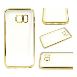 Etui BUMPER GLOSSY TPU na telefon Samsung Galaxy S6 EDGE G925 złote