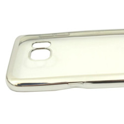 Etui BUMPER GLOSSY TPU na telefon Samsung Galaxy S7 Edge G935 srebrne
