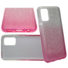 Etui Jelly Case SHINING HQ na telefon Samsung Galaxy A02s A025 srebrno-różowe