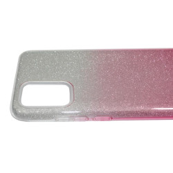 Etui Jelly Case SHINING HQ na telefon Samsung Galaxy A02s A025 srebrno-różowe