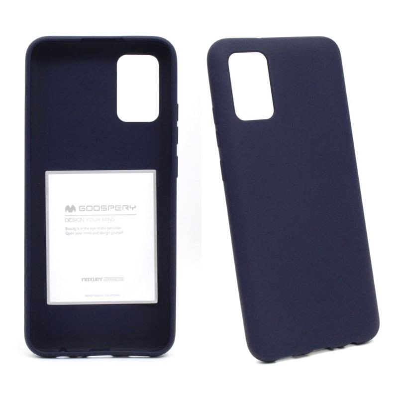 Etui Futerał Mercury JELLY SF na telefon Samsung Galaxy A02s A025 granatowe