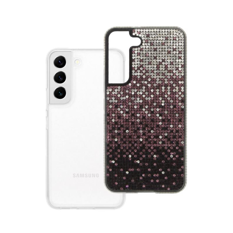 Etui Diamond Case HQ na telefon Samsung Galaxy S22 S901 bordowe