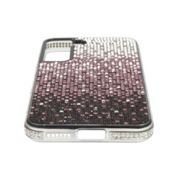 Etui Diamond Case HQ na telefon Samsung Galaxy S22 S901 bordowe
