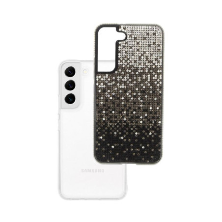 Etui Diamond Case HQ na telefon Samsung Galaxy S22 S901 czarne