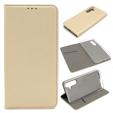 Etui Smart Magnet na telefon Samsung Galaxy A54 5G złote
