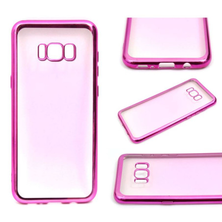 Etui BUMPER GLOSSY TPU na telefon Samsung Galaxy S8+ G955 różowe