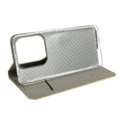 Etui Smart Magnet na telefon Xiaomi Redmi Note 14 5G 24094RAD4G złote