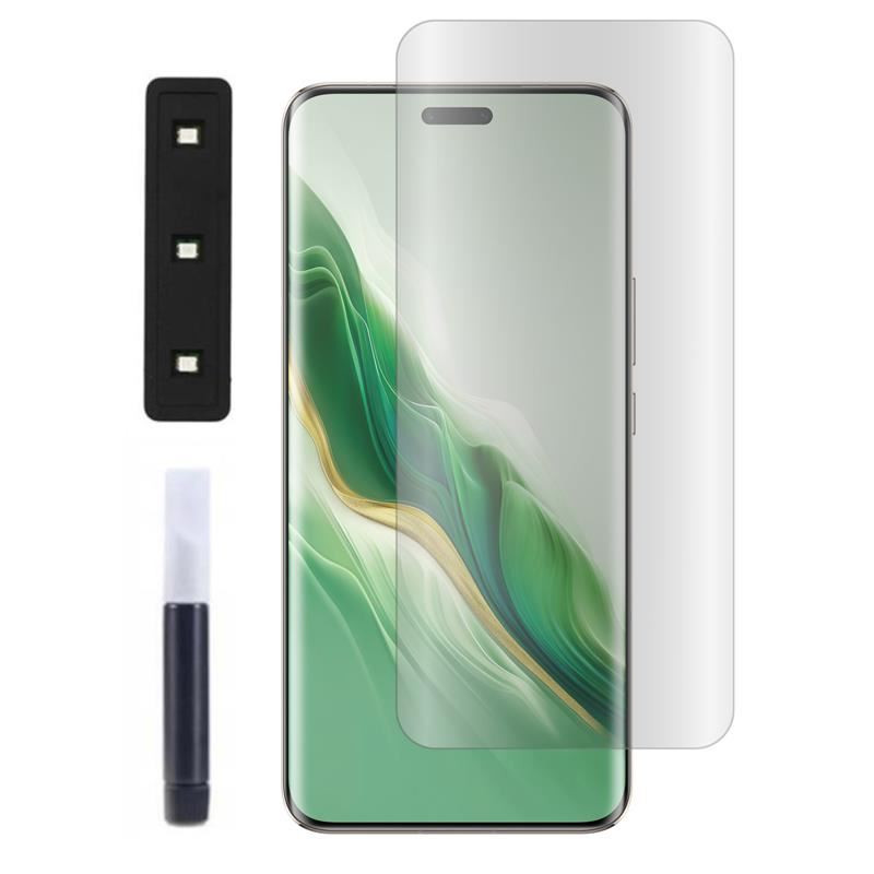 9H SZKŁO hartowane na telefon Honor Magic 6 Pro 5G BVL-N49 UV + lampa