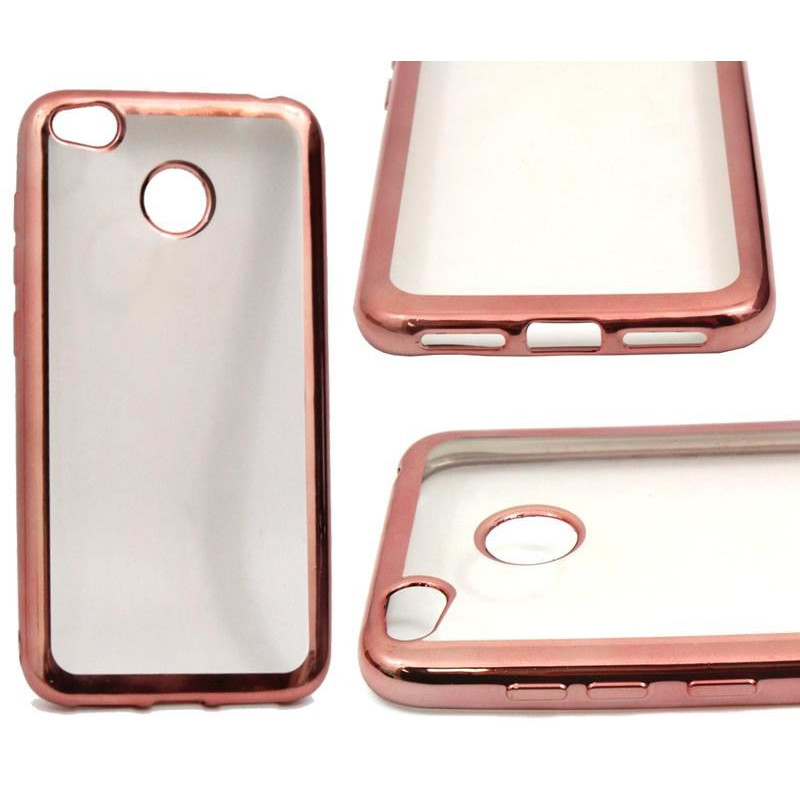 Etui BUMPER GLOSSY TPU na telefon Xiaomi Redmi 4X MAE136 jasnoróżowe