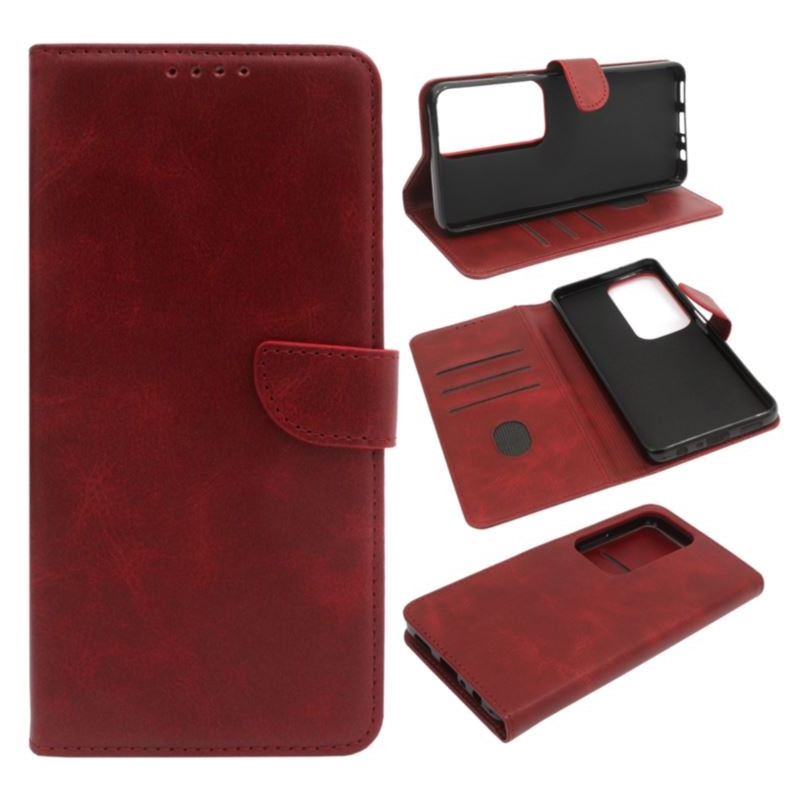 Etui Smart Leather na telefon OPPO A80 5G CPH2639 czerwone