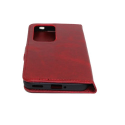 Etui Smart Leather na telefon OPPO Reno 12 5G CPH2625 czerwone