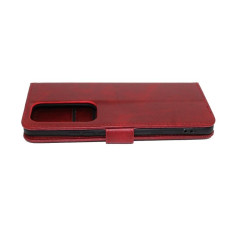 Etui Smart Leather na telefon OPPO Reno 12 5G CPH2625 czerwone