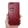 Etui Smart Leather na telefon OPPO Reno 12 5G CPH2625 czerwone
