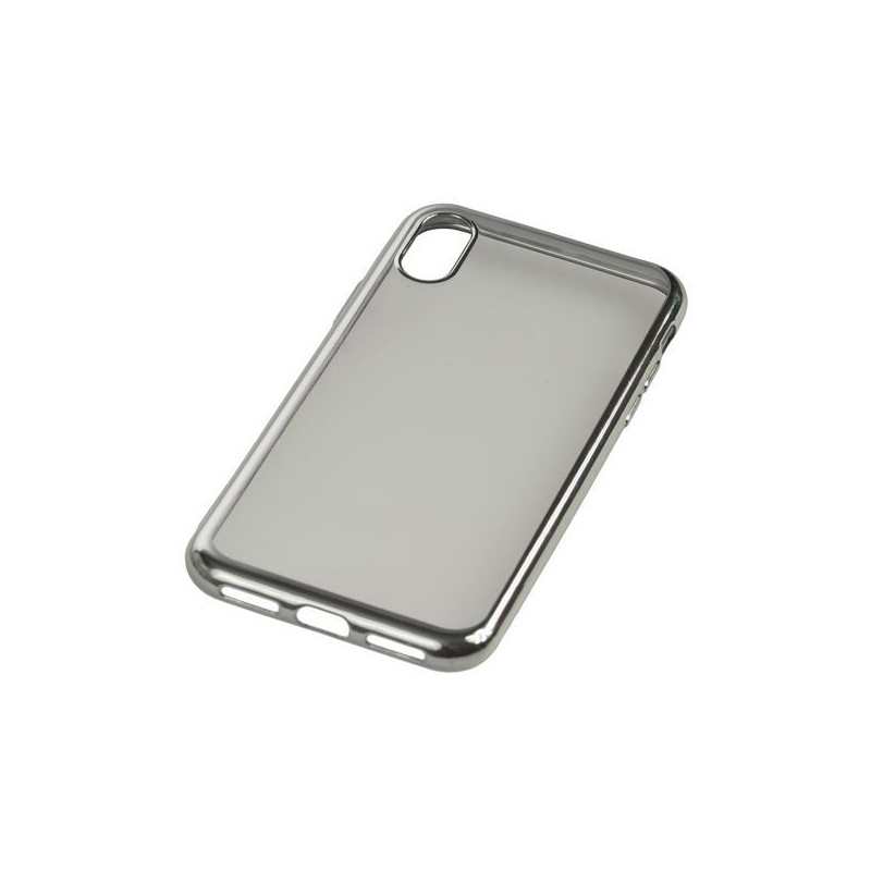 Etui BUMPER GLOSSY TPU na telefon Apple iPhone X A1865 / Xs A1920 srebrne