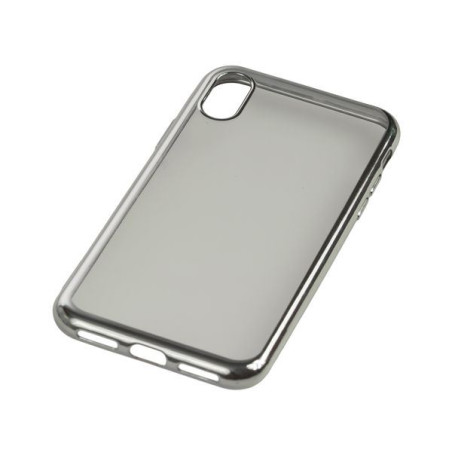 Etui BUMPER GLOSSY TPU na telefon Apple iPhone X A1865 / Xs A1920 srebrne