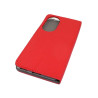 Etui Smart Magnet na telefon Honor 90 5G REA-NX9 czerwone