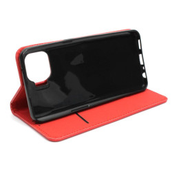 Etui Smart Magnet na telefon OPPO Reno 4 Lite / A93 2020 / F17 Pro 2020 czerwone